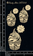 Dusty Attic Chipboard 3x5 - Alice Elements