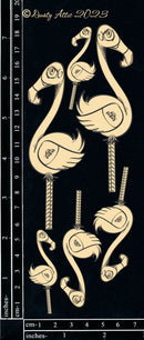 Dusty Attic Chipboard 3x7 - Alice Elements