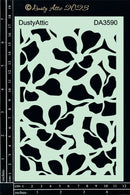 Dusty Attic Stencil 5x7 - Warped Flower