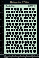 Dusty Attic Stencil 5x7 - Texture