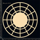 Dusty Attic Chipboard 12x12 - Circle Picture Pie, DA3621