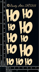 Dusty Attic Chipboard 3x6 - Grinch Ho Ho Ho, DA3679