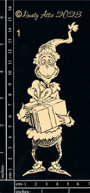 Dusty Attic Chipboard 3x6 - Grinch