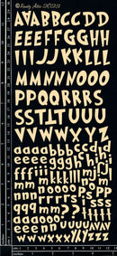 Dusty Attic Chipboard 5x12 - Grinched ABC Set, DA3704