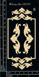 Dusty Attic Chipboard 3x6 - Decorative Frame