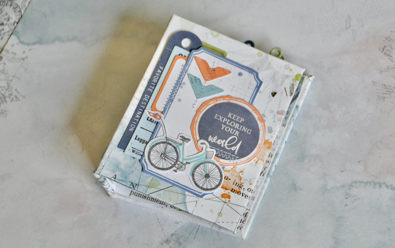 Dusty Attic Chipboard 3x4 Mini Album Cover Set