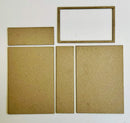 Dusty Attic Chipboard 6x4 Mini Album Cover Set