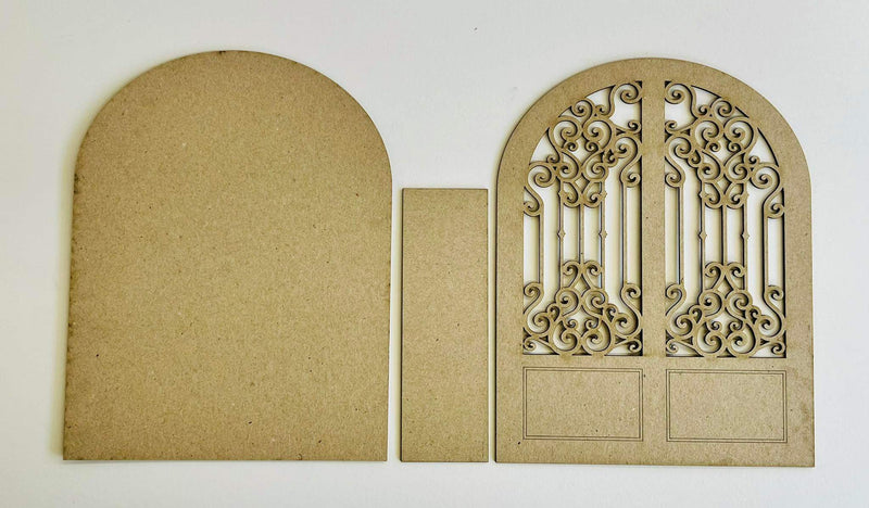 Dusty Attic Chipboard 6x8 Mini Album Cover Set