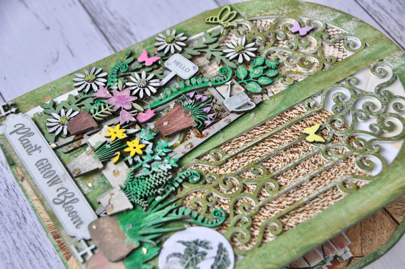 Dusty Attic Chipboard 6x8 Mini Album Cover Set