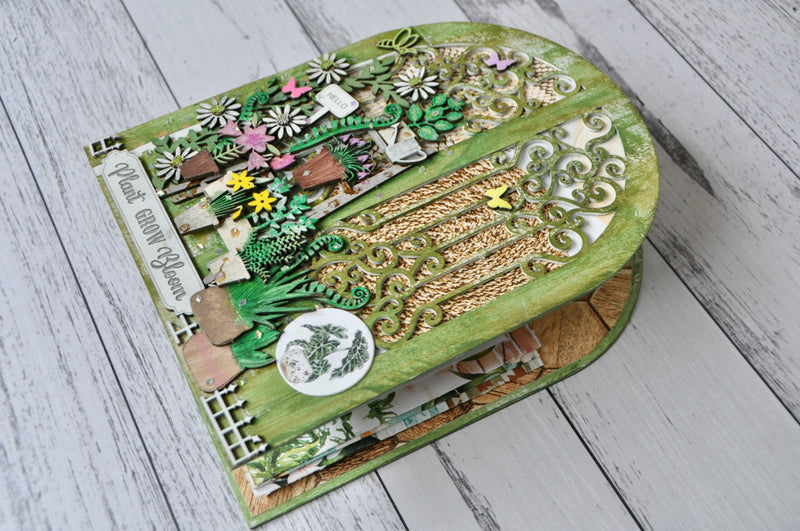 Dusty Attic Chipboard 6x8 Mini Album Cover Set