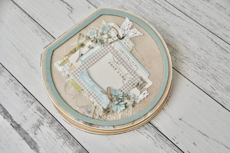Dusty Attic Chipboard 6x6 Mini Album Cover Set