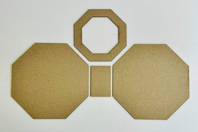 Dusty Attic Chipboard 6x6 Mini Album Cover Set