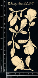 Dusty Attic Chipboard 3x6 - Magnolias - Small, DA3833