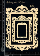 Dusty Attic Chipboard 4x6 Elegant Frames