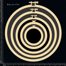 Dusty Attic Chipboard 12x12 - Embroidery Hoops, DA3840