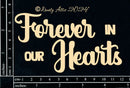 Dusty Attic Chipboard 3x5 - Forever in Our Hearts, DA3843