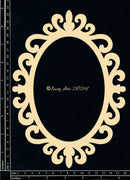 Dusty Attic Chipboard 6x8 Vintage Frame