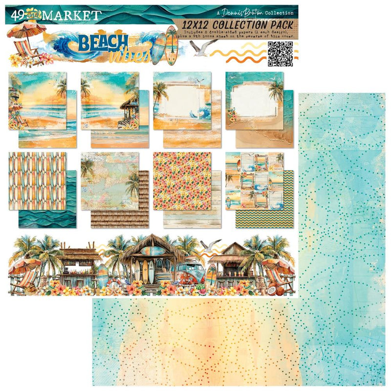 49 & Market - Beach Vibes 12x12 Collection Pack, DBV-32000 by Dennis Burton