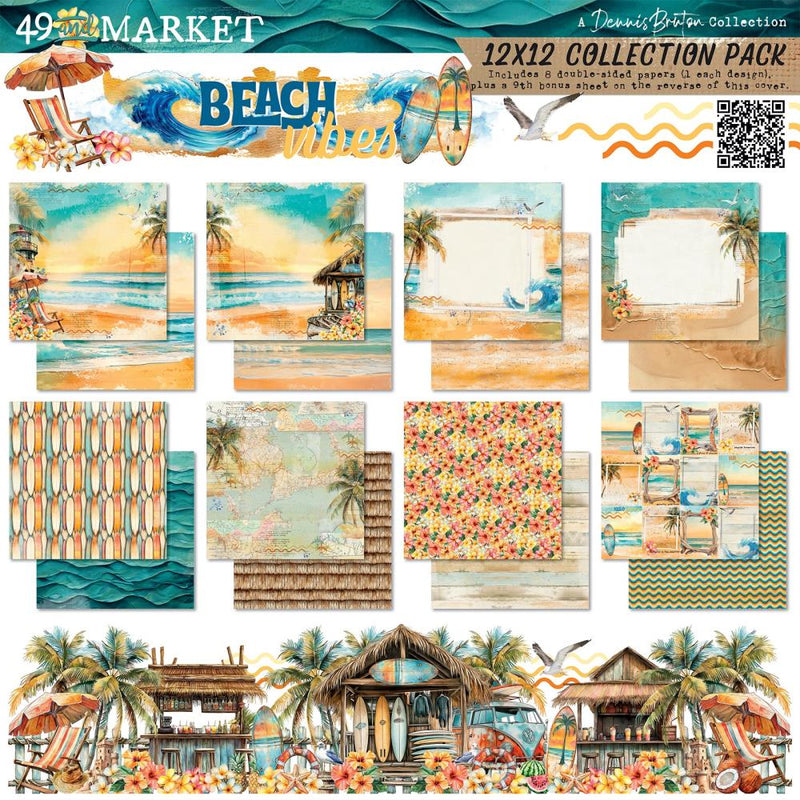 49 & Market - Beach Vibes 12x12 Collection Pack, DBV-32000 by Dennis Burton