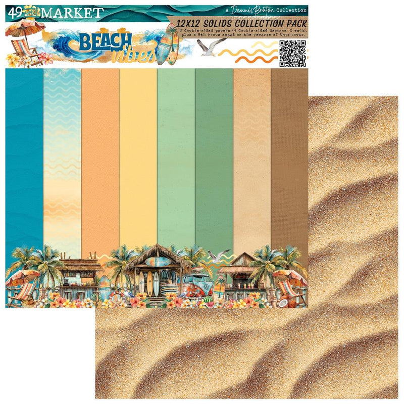 49 & Market - Beach Vibes Solids 12x12 Collection Pack, DBV-32017 by Dennis Burton