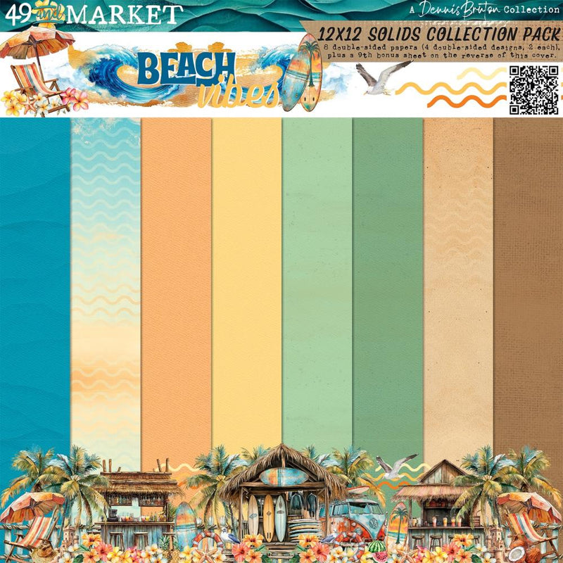 49 & Market - Beach Vibes Solids 12x12 Collection Pack, DBV-32017 by Dennis Burton