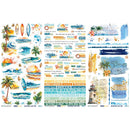 49 & Market - Beach Vibes Rub-On Transfers, DBV-32154 by Dennis Burton