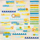 49 & Market - Beach Vibes Chipboard Words, DBV-32185 by Dennis Burton