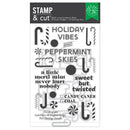 Hero Arts Stamp & Cut Set - A Little Merri-Mint, DC321