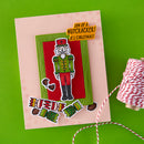 Hero Arts Crackin' Christmas Stamp & Cut Set - A Little Nuts, DC323