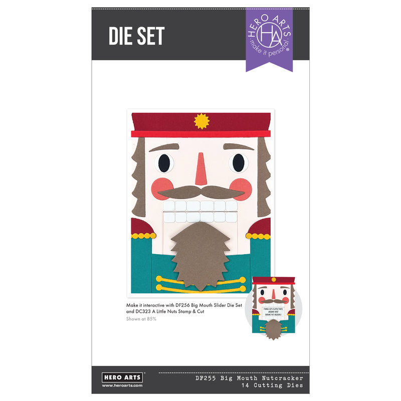 Hero Arts Etched Dies - Big Mouth Nut Cracker Bundle, WB1178
