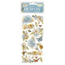 Stamperia Rub-on - Hidden Grove Flowers & Butterfly, DFLRB148