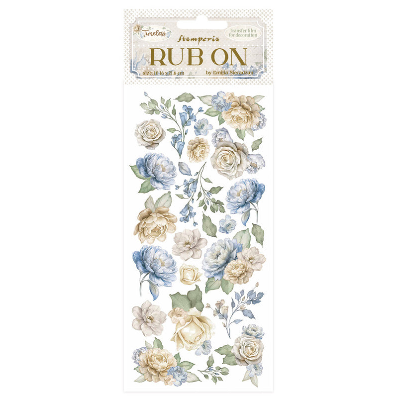 Stamperia Rub-on - Timeless Flowers, DFLRB160