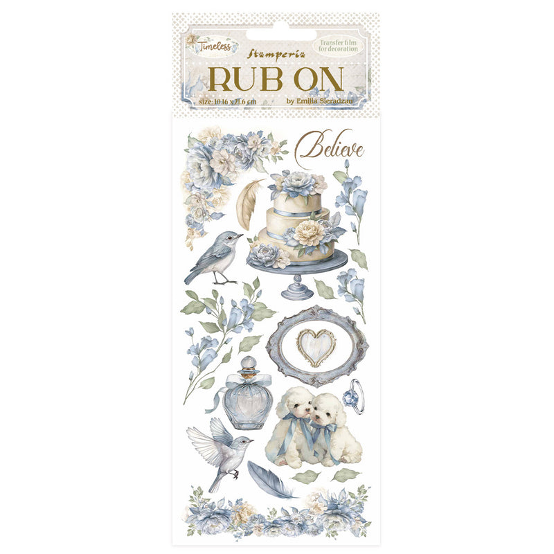 Stamperia Rub-on - Timeless Cake, DFLRB164