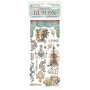 Stamperia Rub-ons 4"x8.5" - Venice City of Art masks, DFLRB167