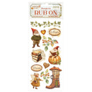 Stamperia Whispering Woods 4x8.5 Rub-Ons - Gnome, DFLRB186