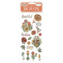 Stamperia Furry Friends Rub-Ons - Flowers, DFLRB200