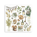 Stamperia Rub-On Kit- Herbarium Silvae, DFLRBX02