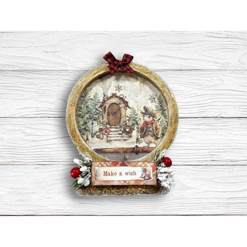 Stamperia Rub-on Kit 6.1x6.1 - 6Pgs -Gear Up for Christmas, DFLRBX03