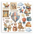 Stamperia Rub-On Kit- Family, DFLRBX04