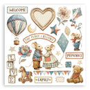 Stamperia Rub-On Kit- Family, DFLRBX04