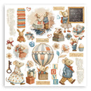 Stamperia Rub-On Kit- Family, DFLRBX04