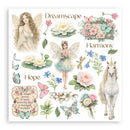 Stamperia Rub-On Kit 6Pgs - Wonderland, DFLRBX15