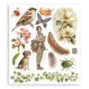 Stamperia Rub-On Selection 6Pgs - All Around, DFLRBXG07