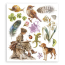 Stamperia Rub-On Selection 6Pgs - All Around, DFLRBXG07