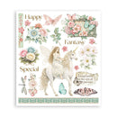 Stamperia Rub-On Selection 6Pgs - Wonderland, DFLRBXG08