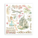 Stamperia Rub-On Selection 6Pgs - Wonderland, DFLRBXG08