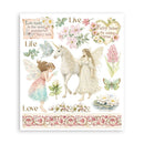 Stamperia Rub-On Selection 6Pgs - Wonderland, DFLRBXG08
