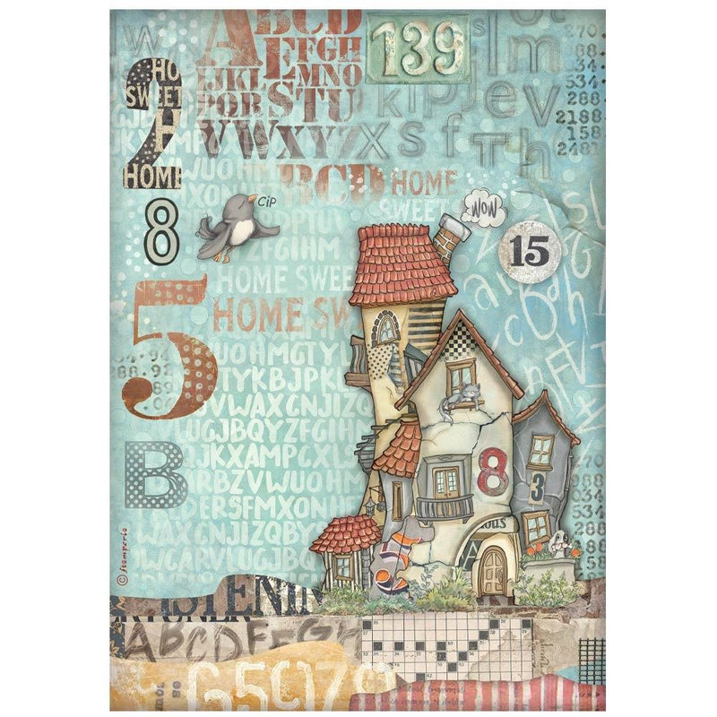 Stamperia Rice Paper 6Pk A4 - Furry Friends, DFSA4XFF