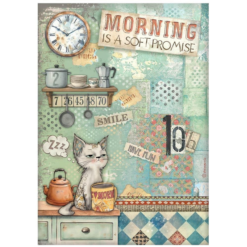 Stamperia Rice Paper 6Pk A4 - Furry Friends, DFSA4XFF