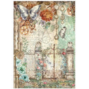 Stamperia Gardens of Time - A4 Rice Paper, DFSA4XTM